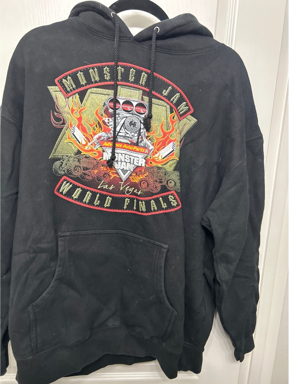Monster Jam World Finals Las Vegas Black Hoodie XL